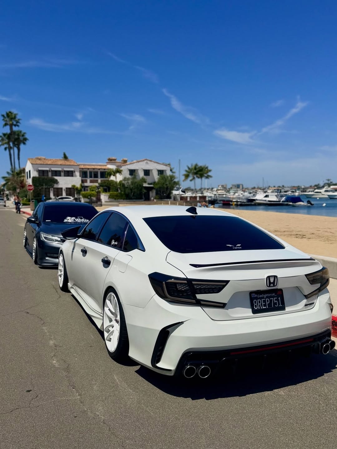 Honda Accord 10th 10.5th Gen 2018-2022 with Aftermarket Parts - Side Skirts PP from Yofer USA