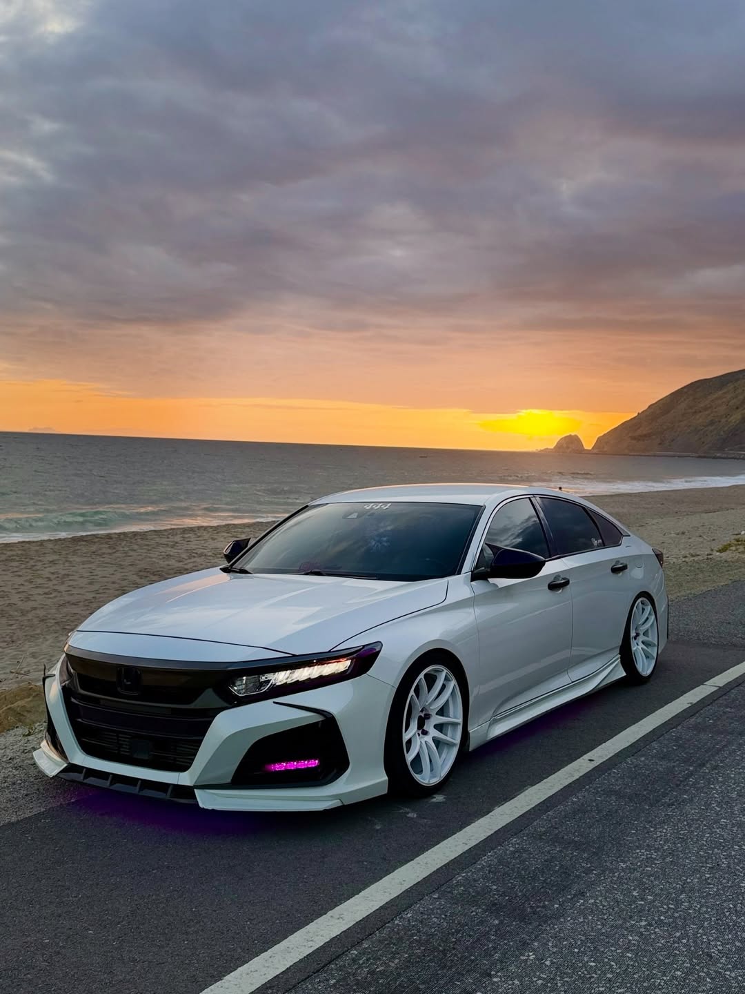 Honda Accord 10th 10.5th Gen 2018-2022 with Aftermarket Parts - Side Skirts PP from Yofer USA