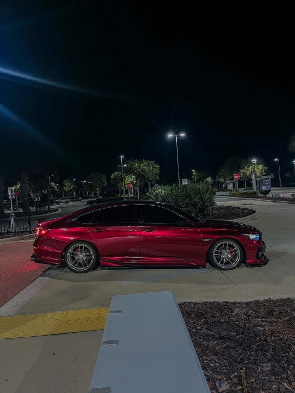 Honda Accord 10th 10.5th Gen 2018-2022 with Aftermarket Parts - Side Skirts PP from Yofer USA
