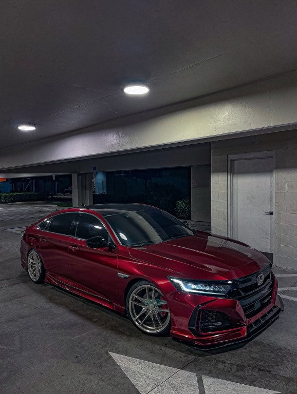 Honda Accord 10th 10.5th Gen 2018-2022 with Aftermarket Parts - Side Skirts PP from Yofer USA