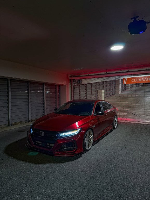 Honda Accord 10th 10.5th Gen 2018-2022 with Aftermarket Parts - Side Skirts PP from Yofer USA