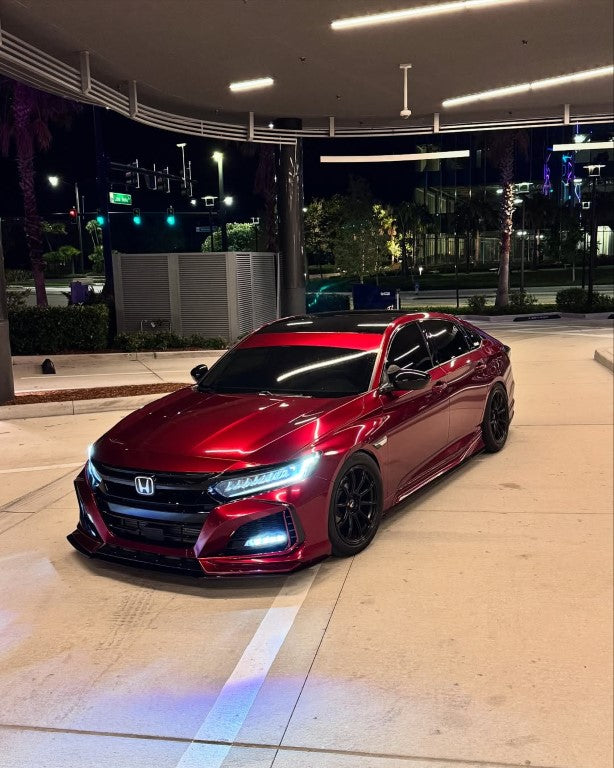 Honda Accord 10th 10.5th Gen 2018-2022 with Aftermarket Parts - Side Skirts PP from Yofer USA