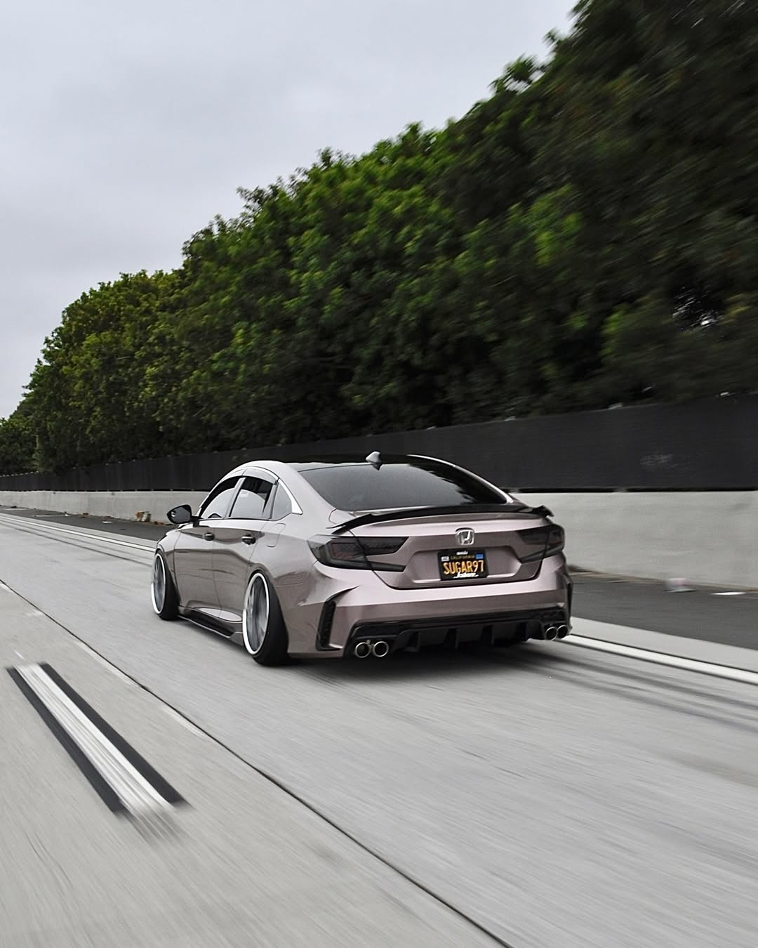 Honda Accord 10th 10.5th Gen 2018-2022 with Aftermarket Parts - Rear Bumper PP from Yofer USA
