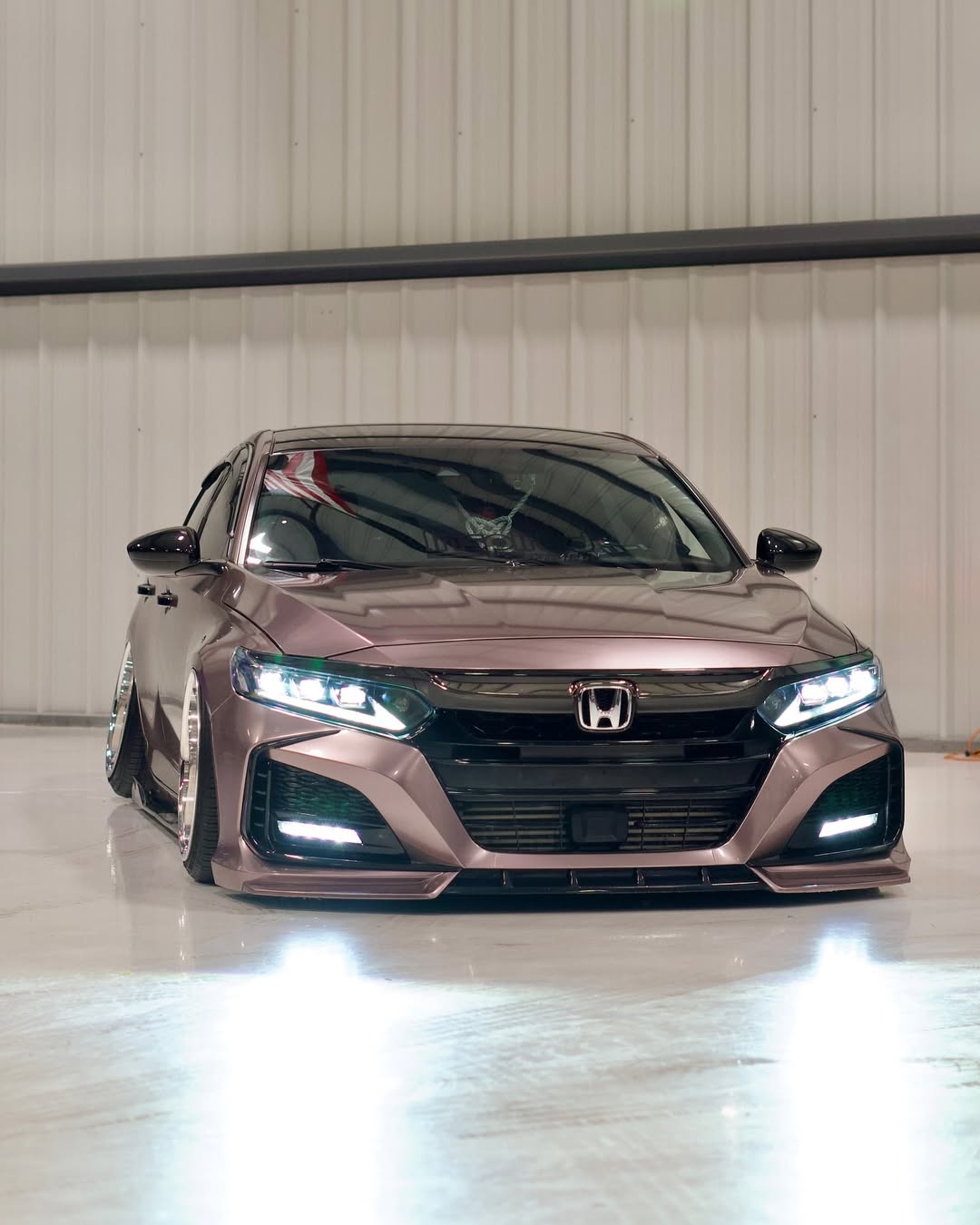 Honda Accord 10th Gen Pre-facelift 2018-2020 with Aftermarket Parts - Front Bumper PP from Yofer USA
