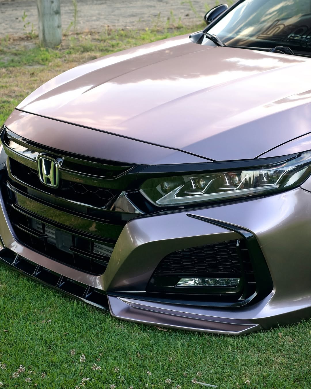 Honda Accord 10th Gen Pre-facelift 2018-2020 with Aftermarket Parts - Front Bumper PP from Yofer USA
