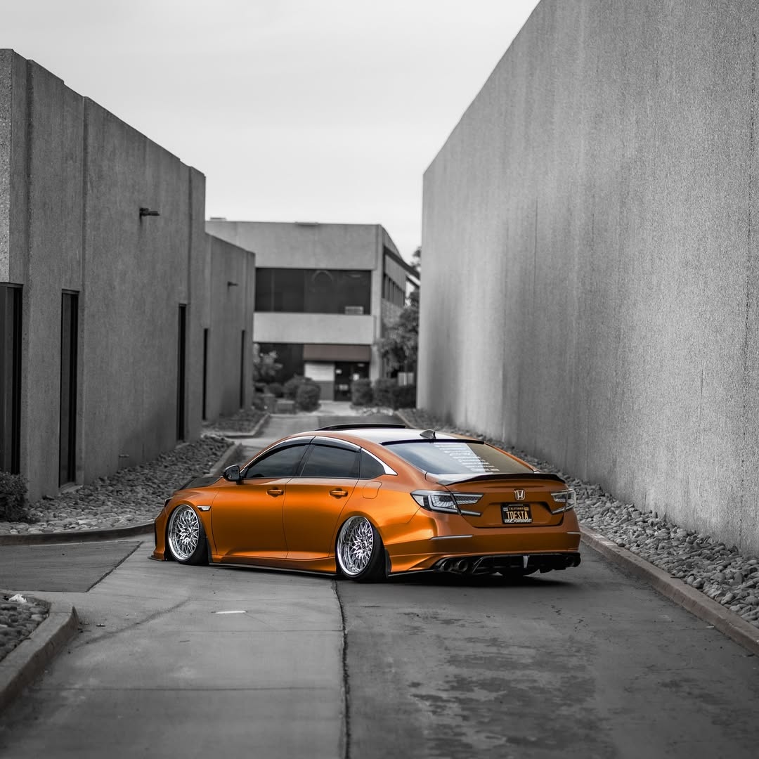 Honda Accord 10th 10.5th Gen 2018-2022 with Aftermarket Parts - Side Skirts PP from Yofer USA