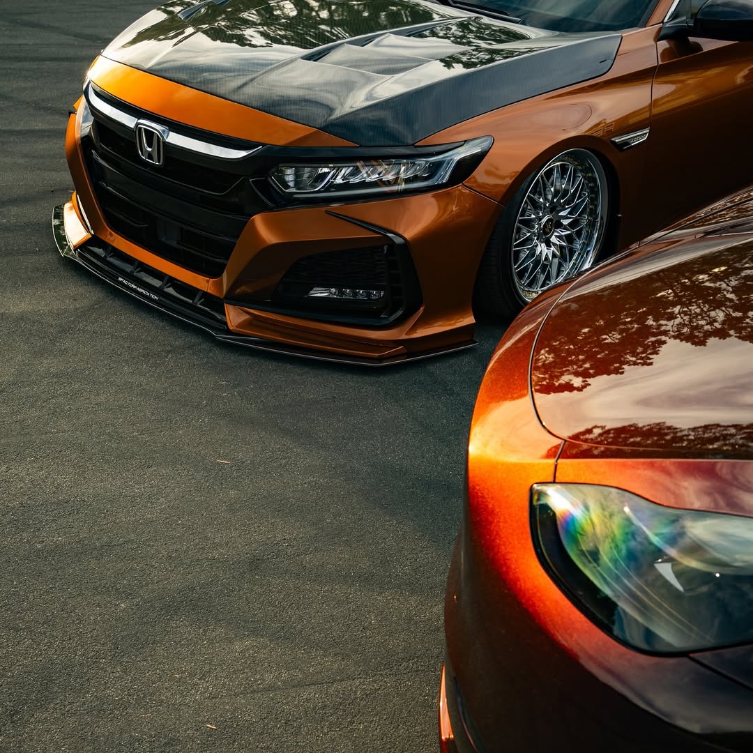 Honda Accord 10th Gen Pre-facelift 2018-2020 with Aftermarket Parts - Front Bumper PP from Yofer USA