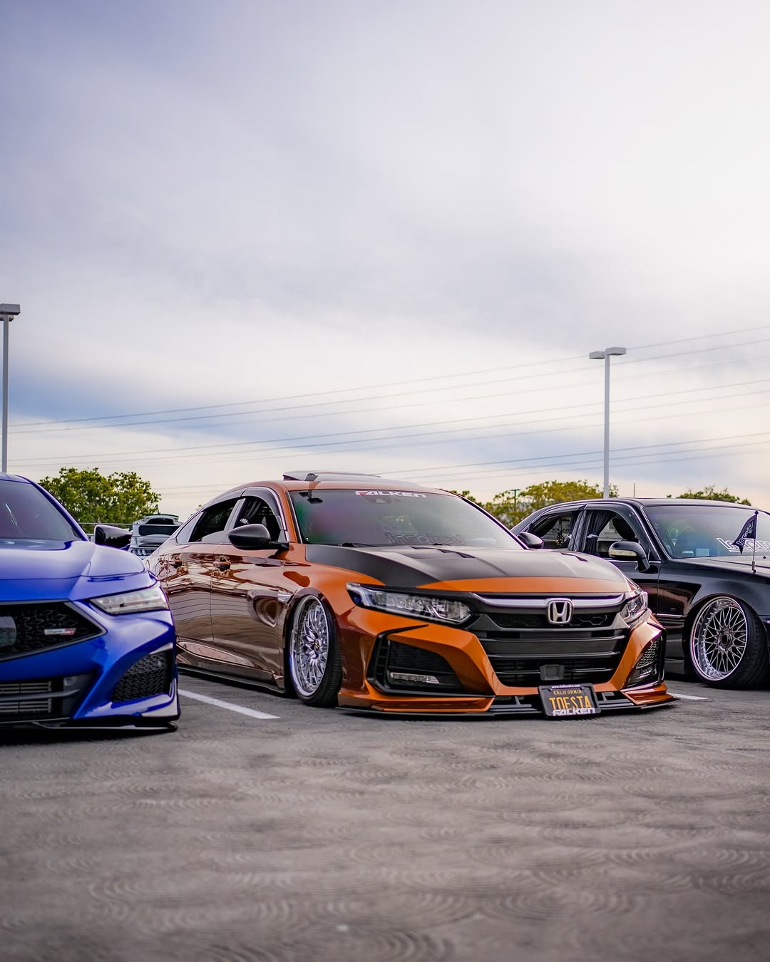 Honda Accord 10th Gen Pre-facelift 2018-2020 with Aftermarket Parts - Front Bumper PP from Yofer USA