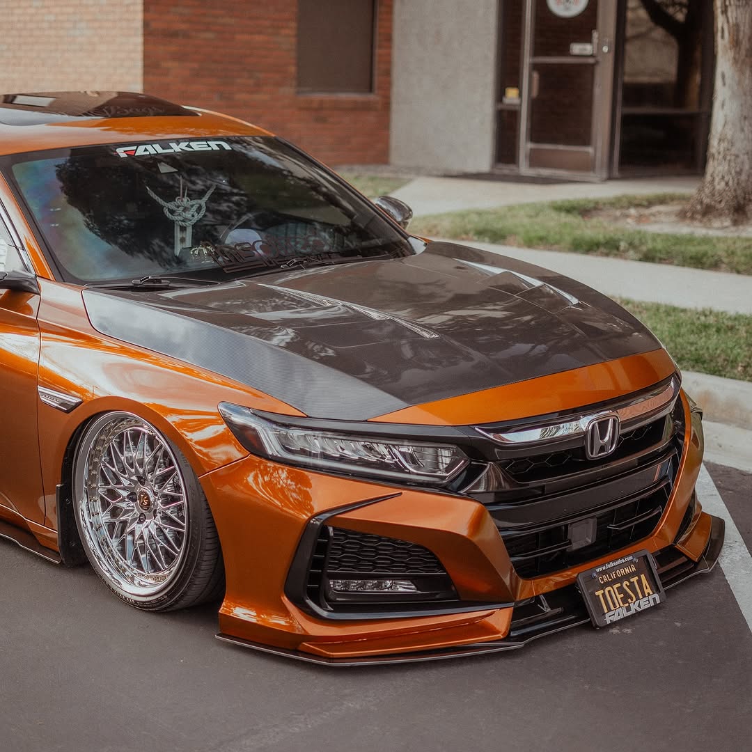 Honda Accord 10th Gen Pre-facelift 2018-2020 with Aftermarket Parts - Front Bumper PP from Yofer USA
