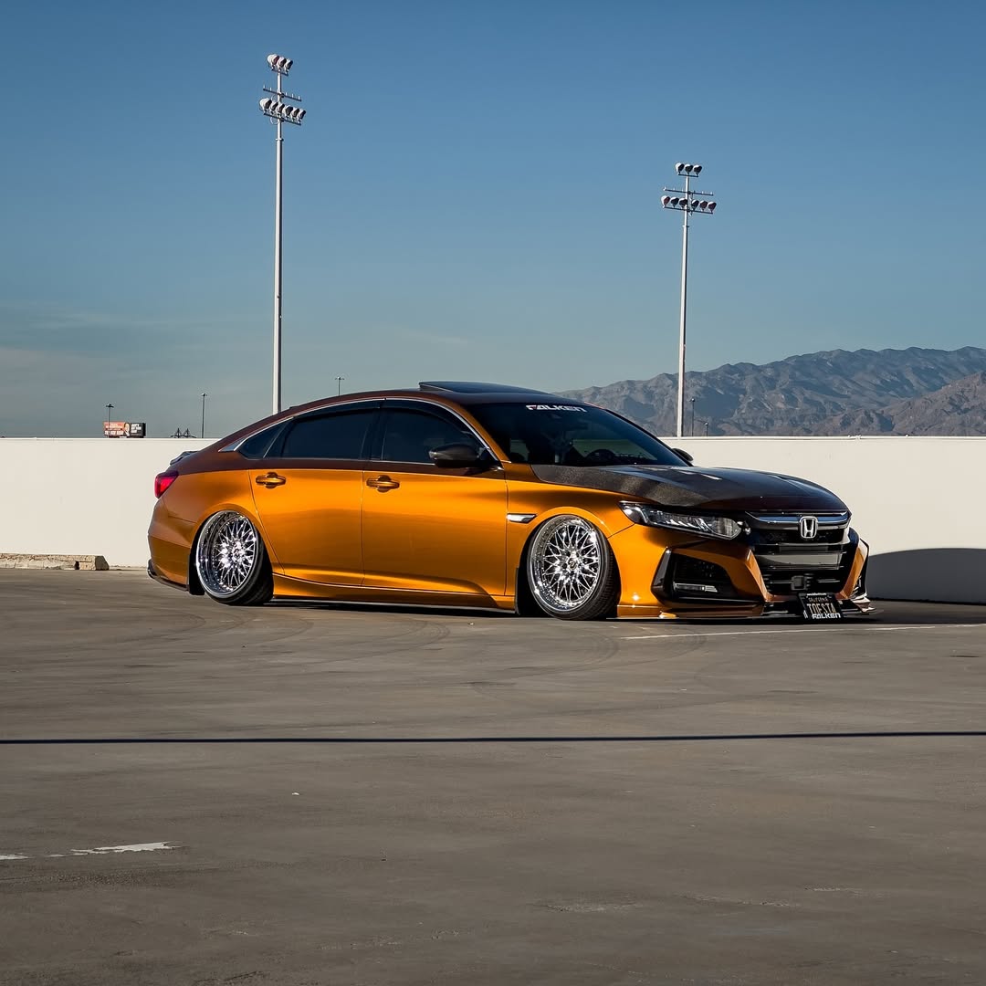 Honda Accord 10th Gen Pre-facelift 2018-2020 with Aftermarket Parts - Front Bumper PP from Yofer USA
