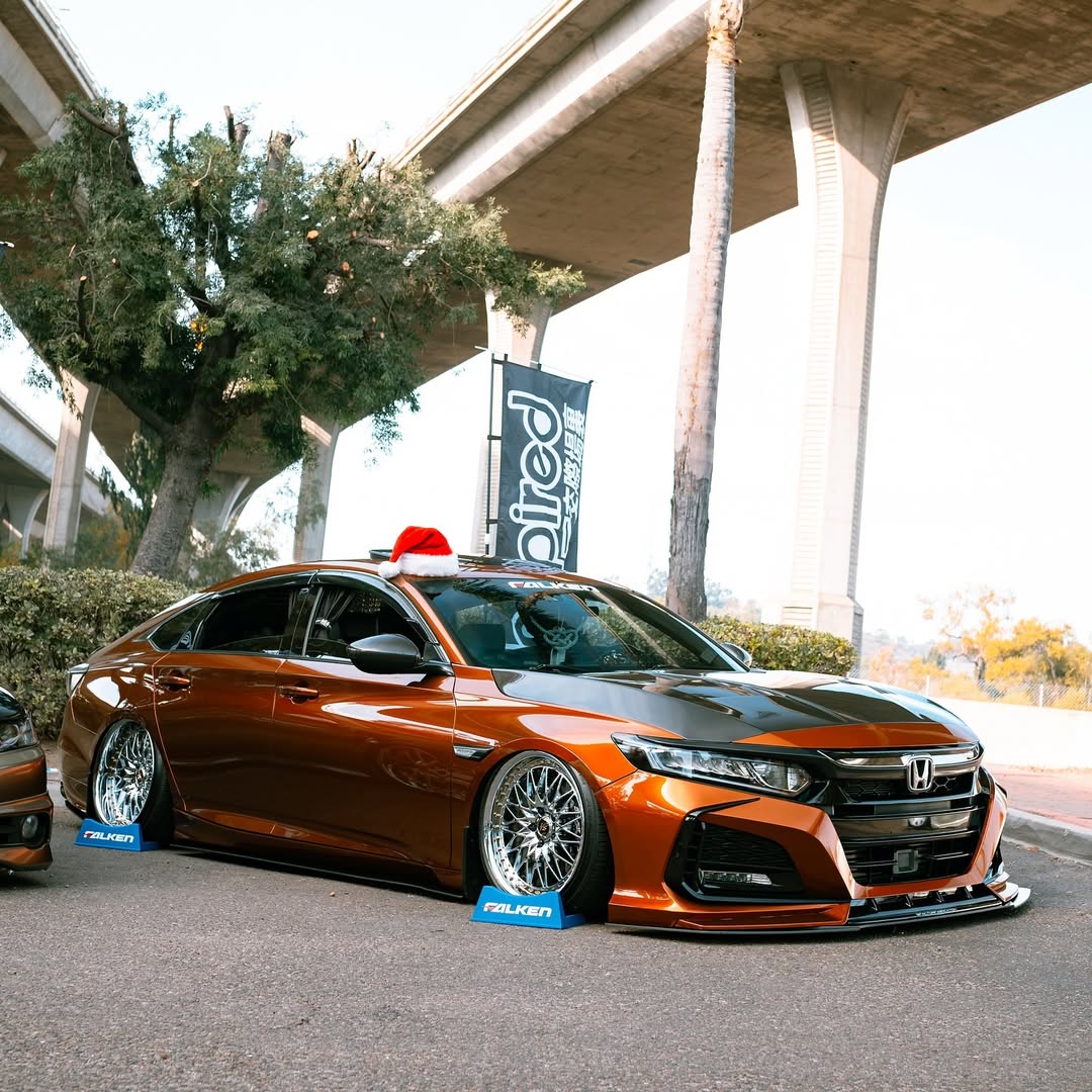 Honda Accord 10th Gen Pre-facelift 2018-2020 with Aftermarket Parts - Front Bumper PP from Yofer USA