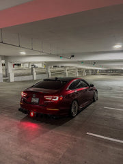 Honda Accord 10th 10.5th Gen 2018-2022 with Aftermarket Parts - V2 Style Rear Diffuser & Rear Canards PP from Yofer USA
