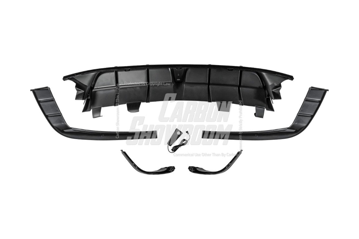 Honda Accord 10th 10.5th Gen 2018-2022 with Aftermarket Parts - V2 Style Rear Diffuser & Rear Canards PP from Yofer USA