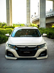 Honda Accord 10th Gen Pre-facelift 2018-2020 with Aftermarket Parts - Front Bumper PP from Yofer USA
