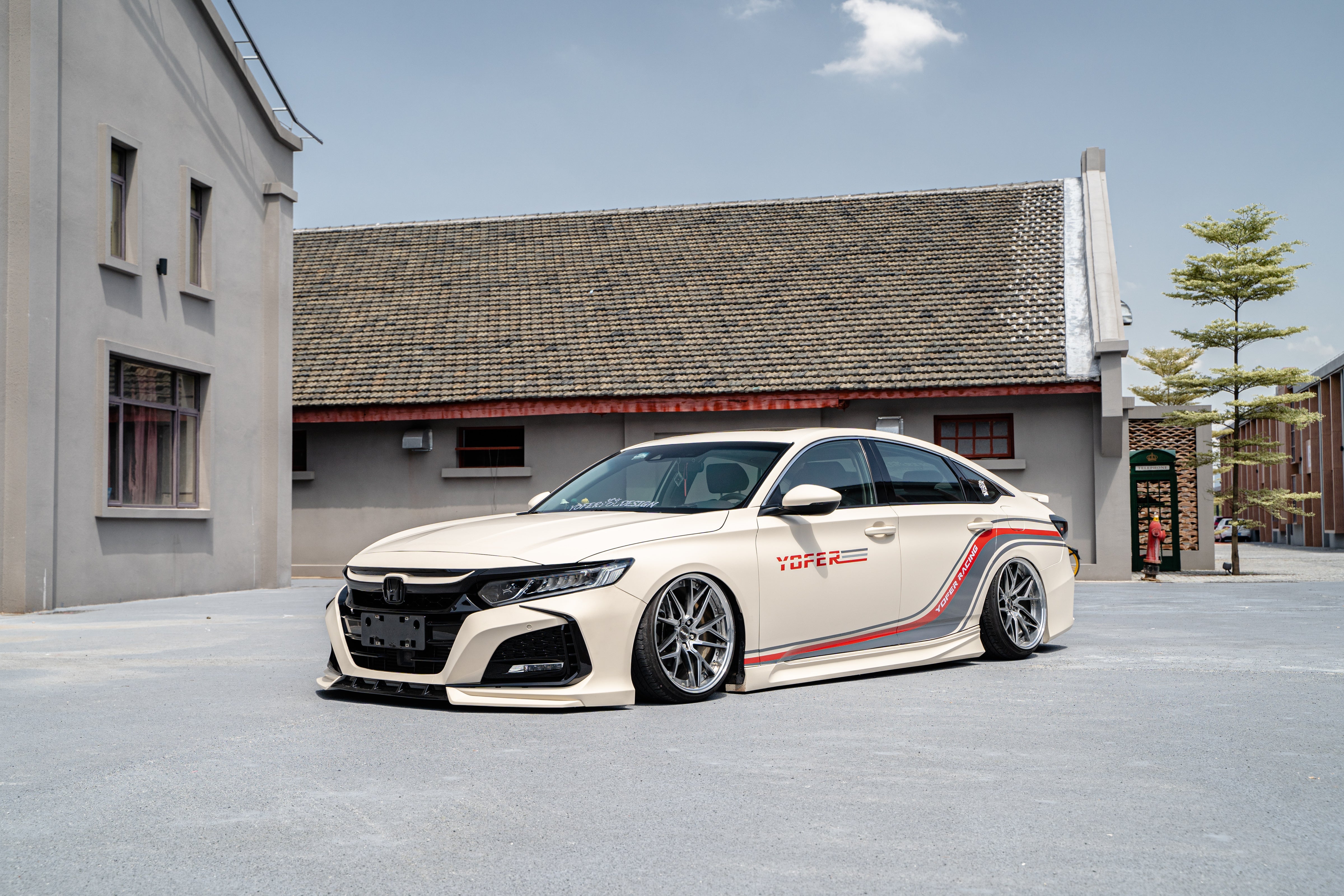 Honda Accord 10th Gen Pre-facelift 2018 2019 2020 with Aftermarket Parts - Package A PP Polypropylene & ABS from Yofer USA