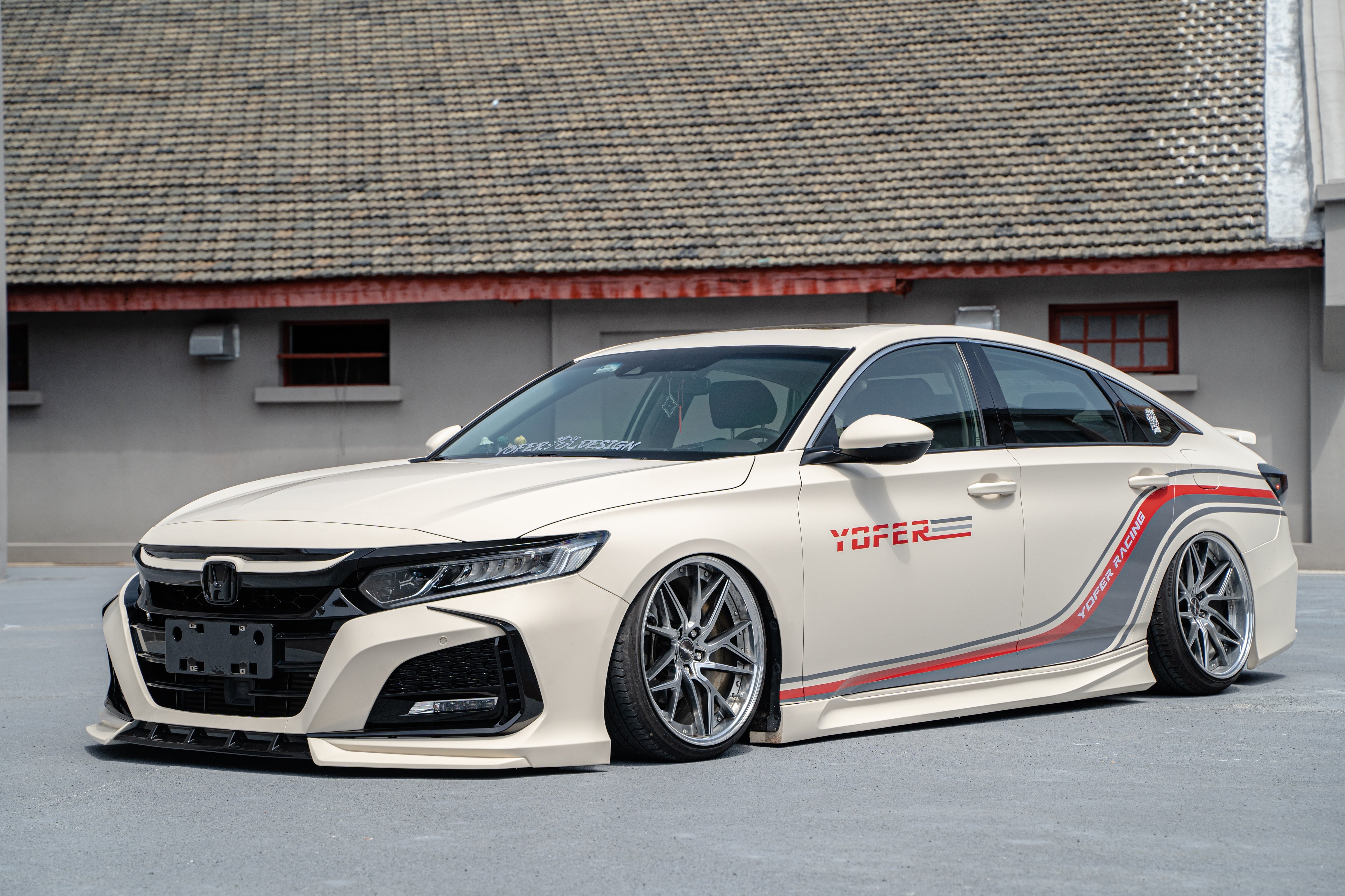 Honda Accord 10th Gen Pre-facelift 2018 2019 2020 with Aftermarket Parts - Package A PP Polypropylene & ABS from Yofer USA