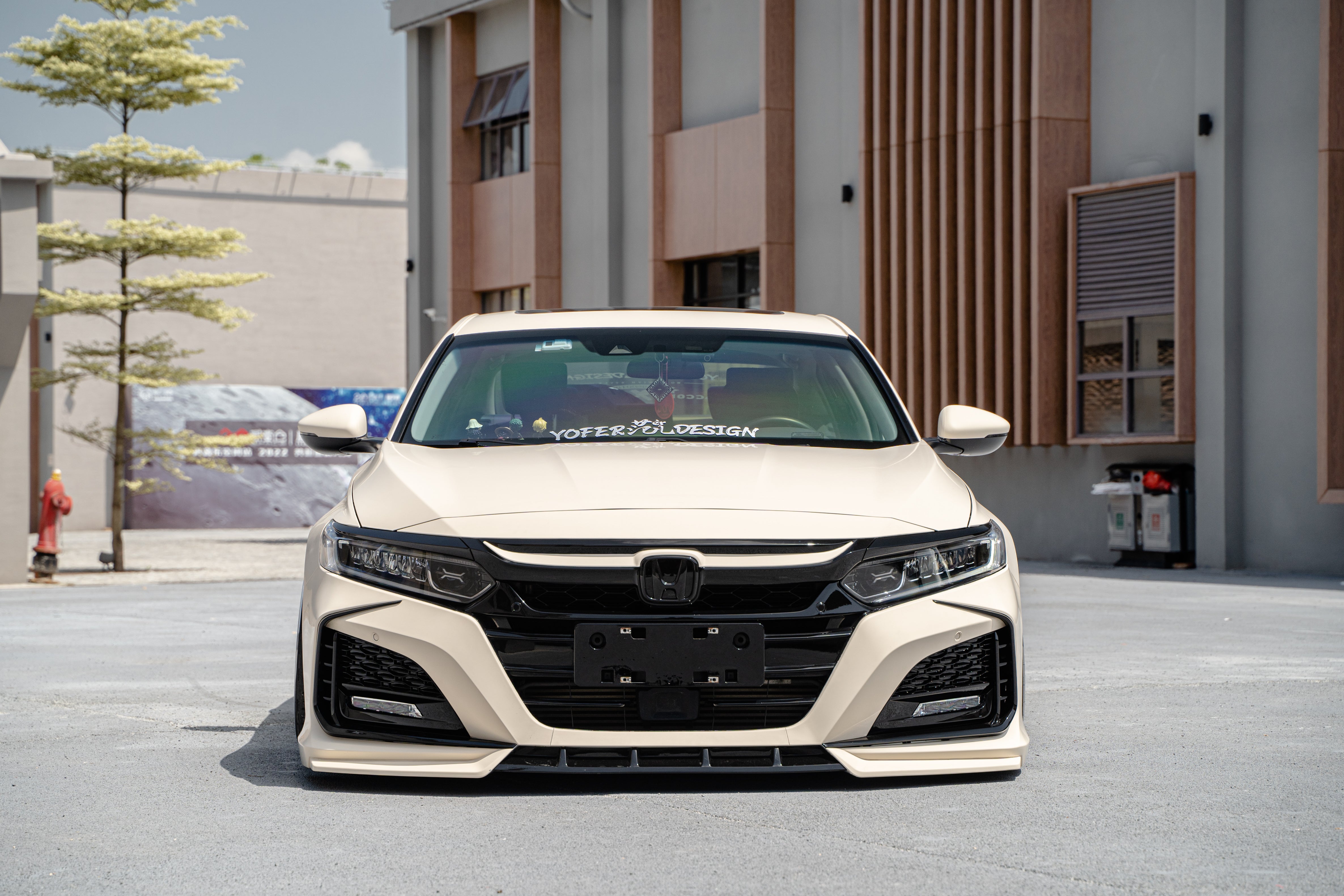 Honda Accord 10th Gen Pre-facelift 2018 2019 2020 with Aftermarket Parts - Package A PP Polypropylene & ABS from Yofer USA