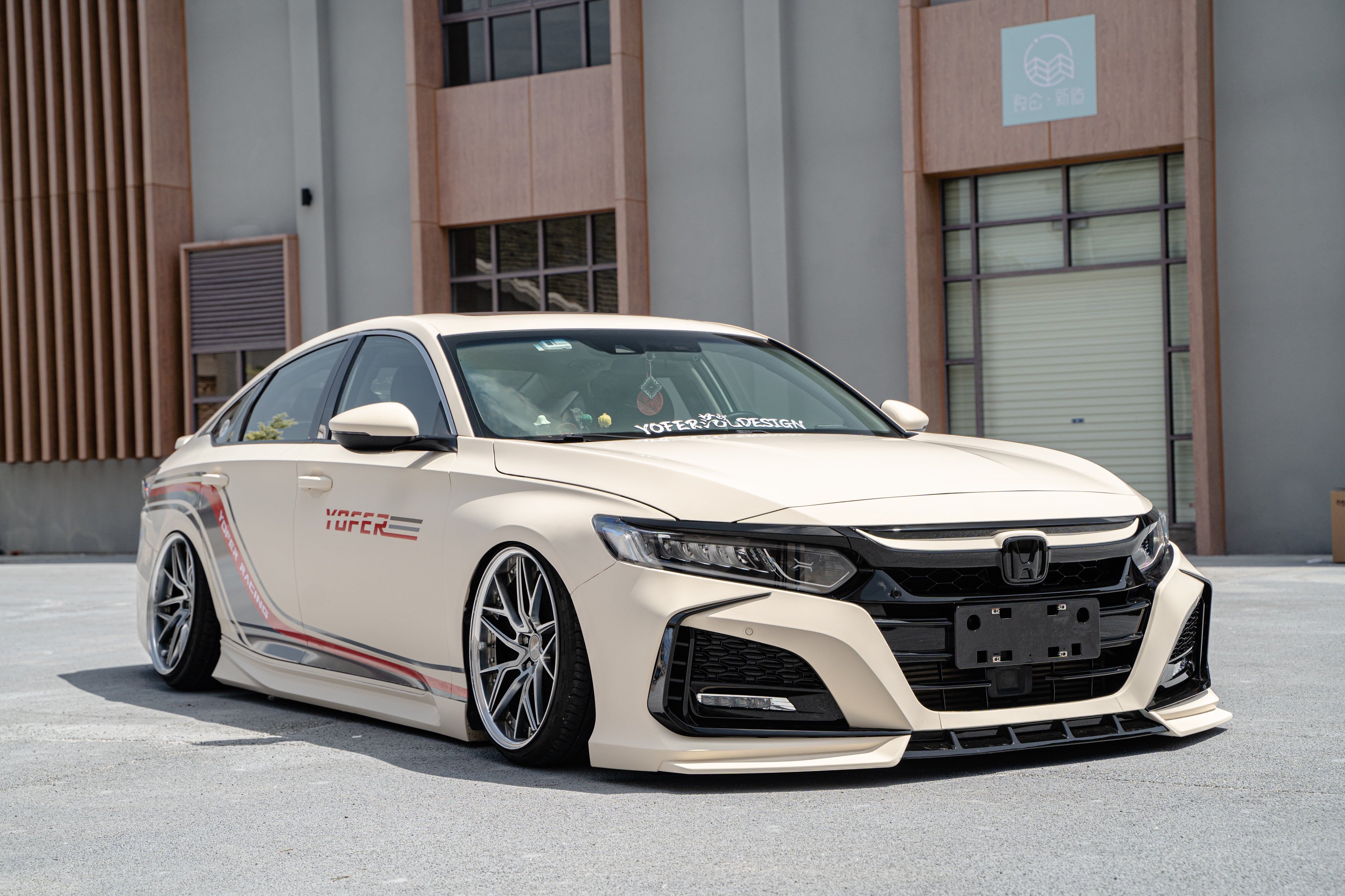 Honda Accord 10th Gen Pre-facelift 2018 2019 2020 with Aftermarket Parts - Package A PP Polypropylene & ABS from Yofer USA