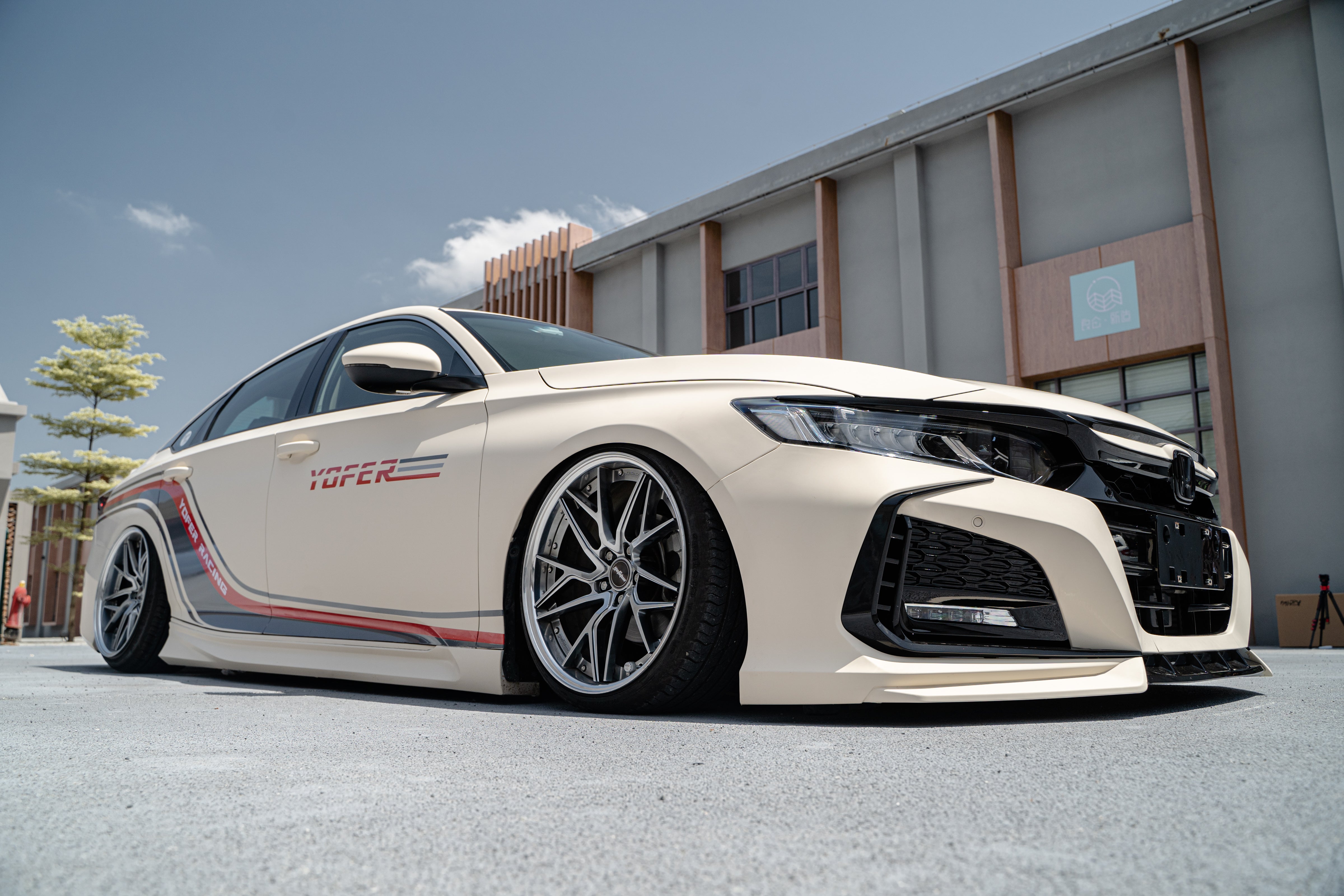 Honda Accord 10th Gen Pre-facelift 2018 2019 2020 with Aftermarket Parts - Package A PP Polypropylene & ABS from Yofer USA