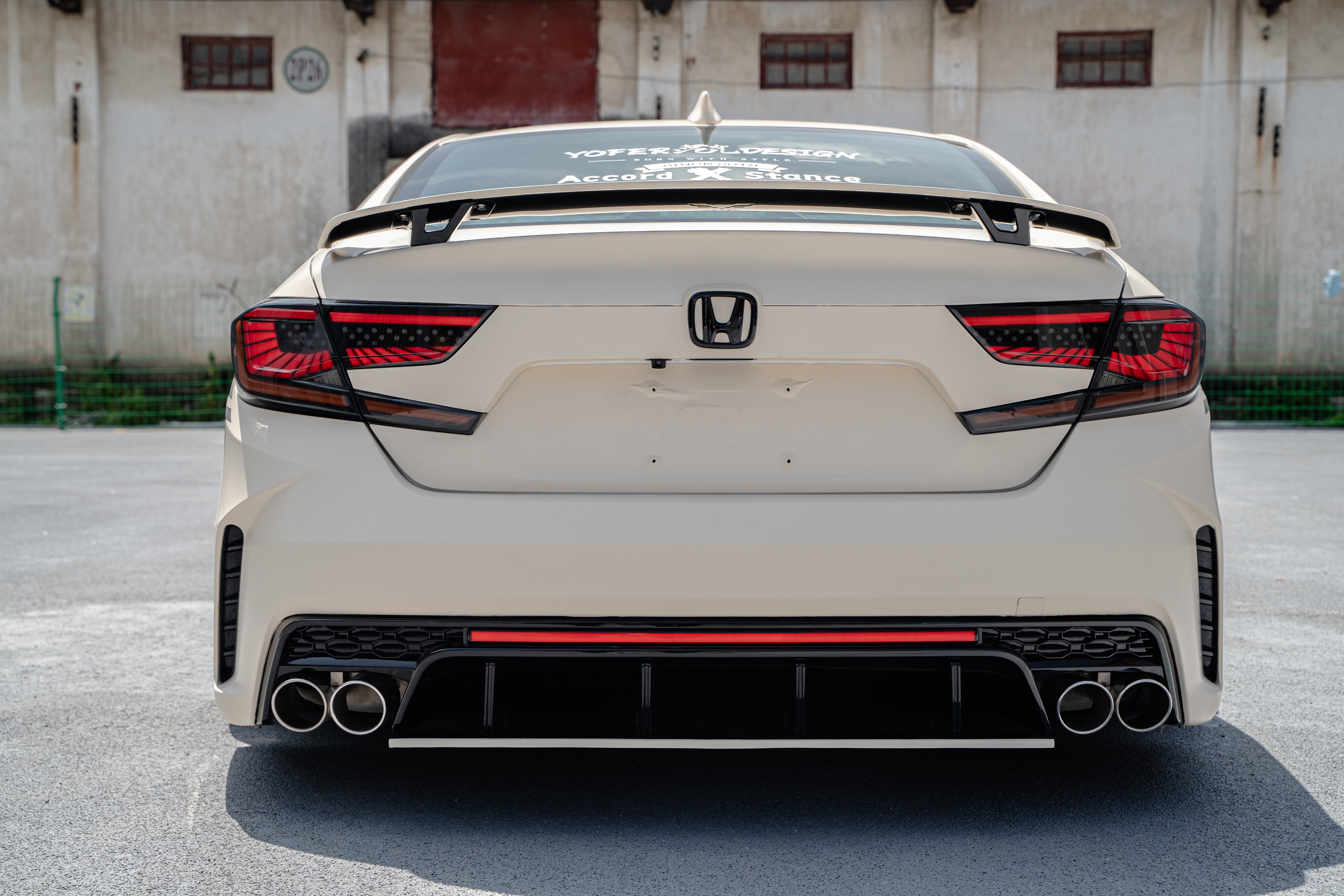 Honda Accord 10th Gen Pre-facelift 2018 2019 2020 with Aftermarket Parts - Package A PP Polypropylene & ABS from Yofer USA