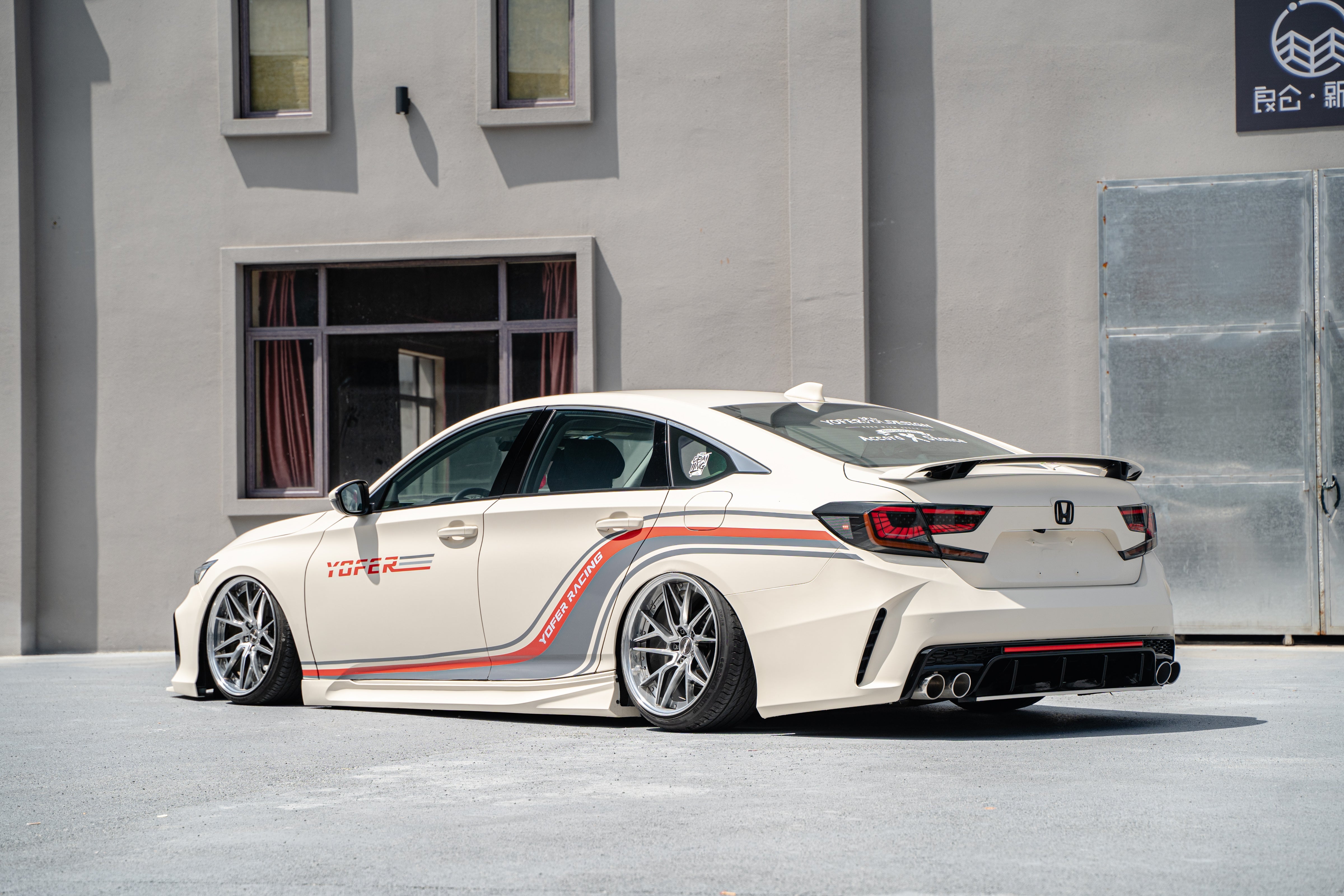 Honda Accord 10th Gen Pre-facelift 2018 2019 2020 with Aftermarket Parts - Package A PP Polypropylene & ABS from Yofer USA