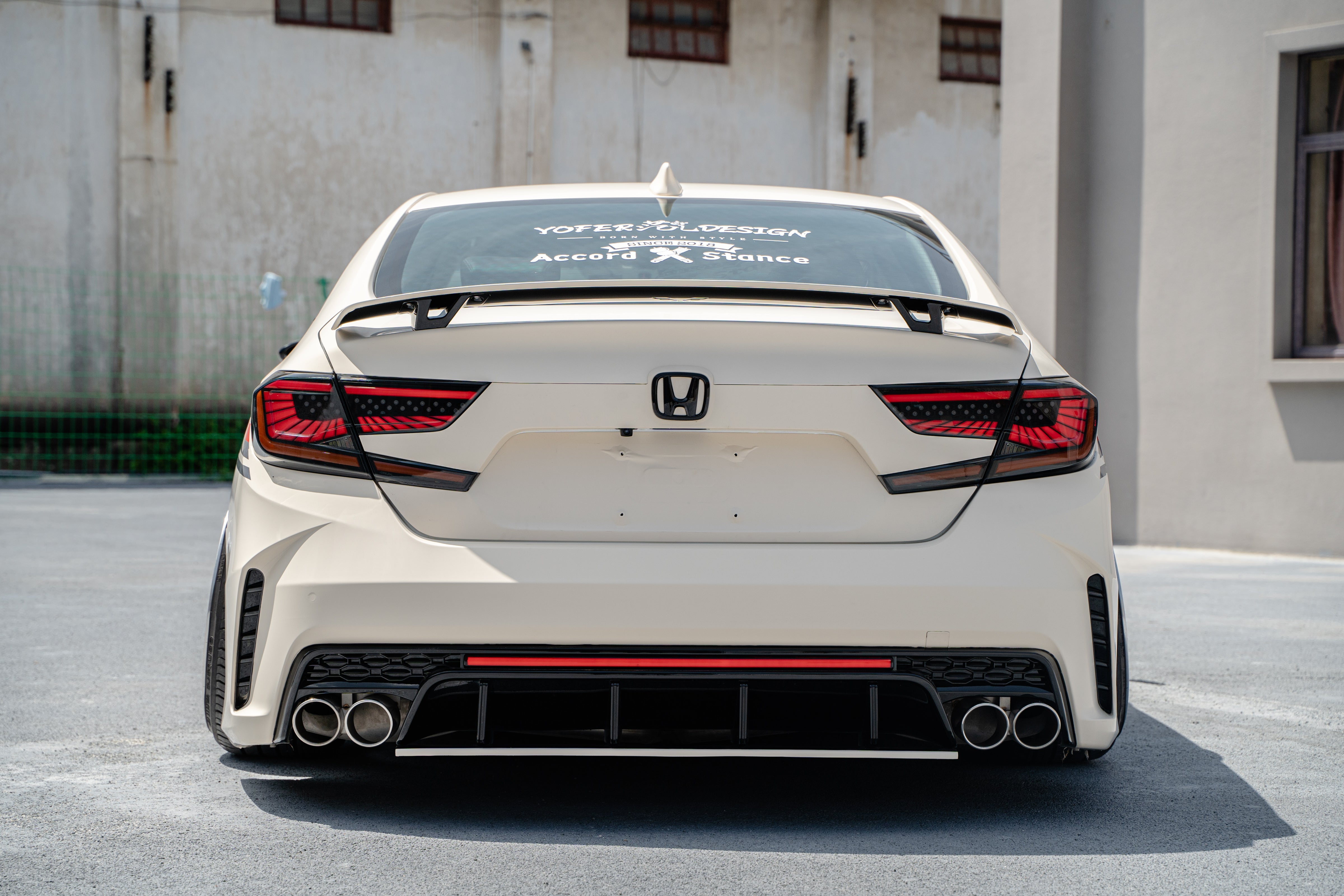 Honda Accord 10th Gen Pre-facelift 2018 2019 2020 with Aftermarket Parts - Package A PP Polypropylene & ABS from Yofer USA
