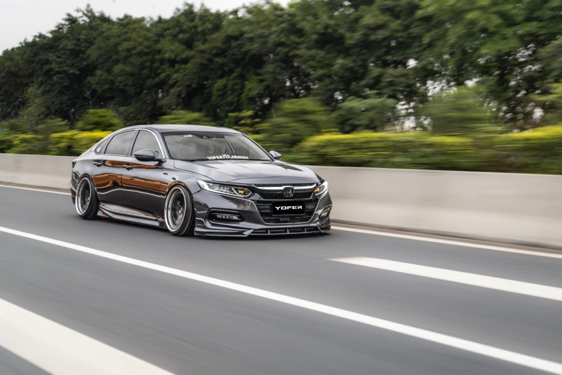 Honda Accord 10th Gen Pre-facelift 2018 2019 2020 with Aftermarket Parts - Package B PP Polypropylene &  ABS from Yofer USA