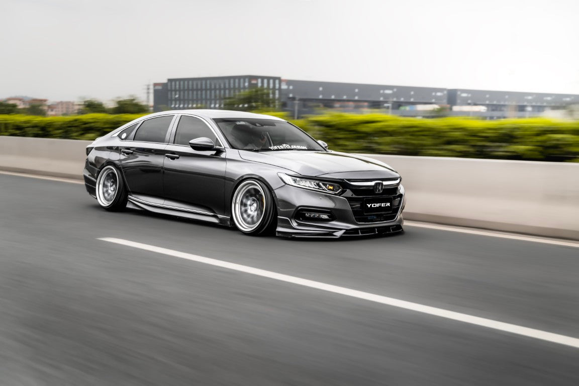 Honda Accord 10th Gen Pre-facelift 2018 2019 2020 with Aftermarket Parts - Package B PP Polypropylene &  ABS from Yofer USA