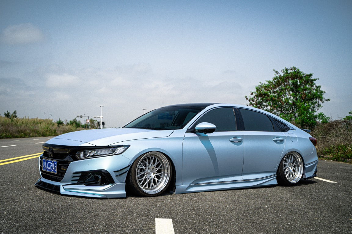 Honda Accord 10.5th Gen facelift 2021-2022 with Aftermarket Parts - Upper Valences ABS from Yofer USA