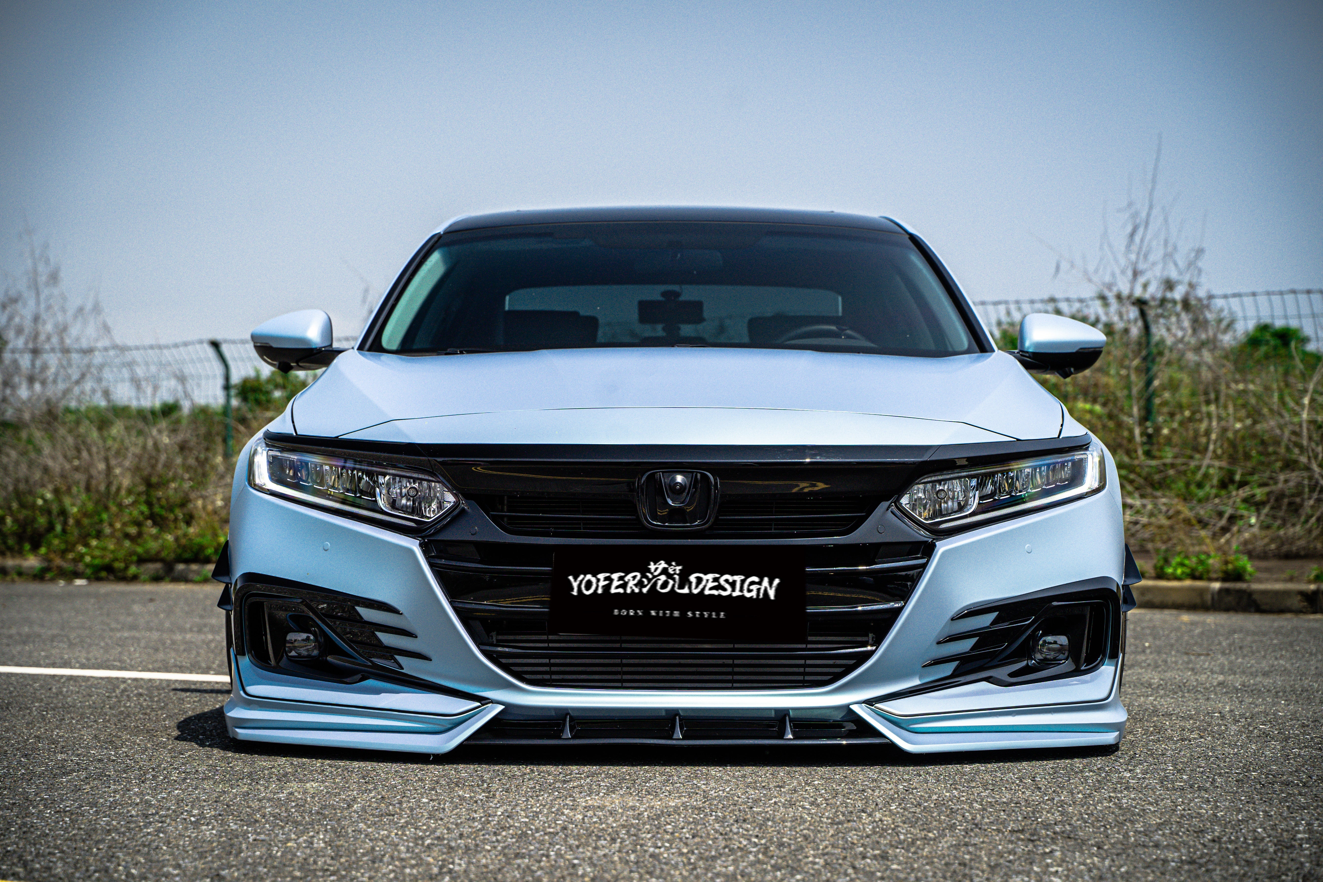 Honda Accord 10.5th Gen facelift 2021 2022 with Aftermarket Parts - Package A PP Polypropylene & ABS from Yofer USA