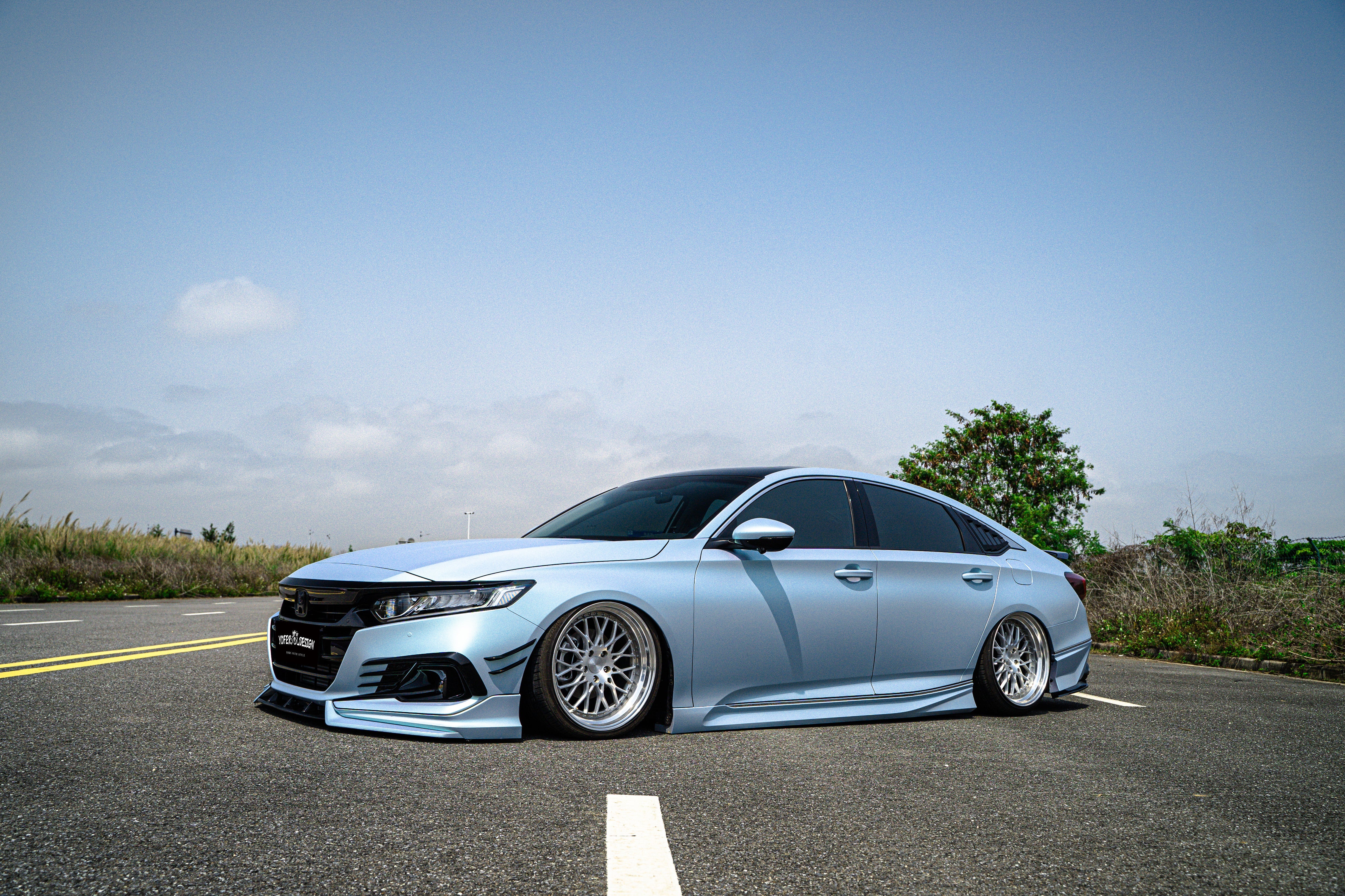 Honda Accord 10.5th Gen facelift 2021 2022 with Aftermarket Parts - Package A PP Polypropylene & ABS from Yofer USA