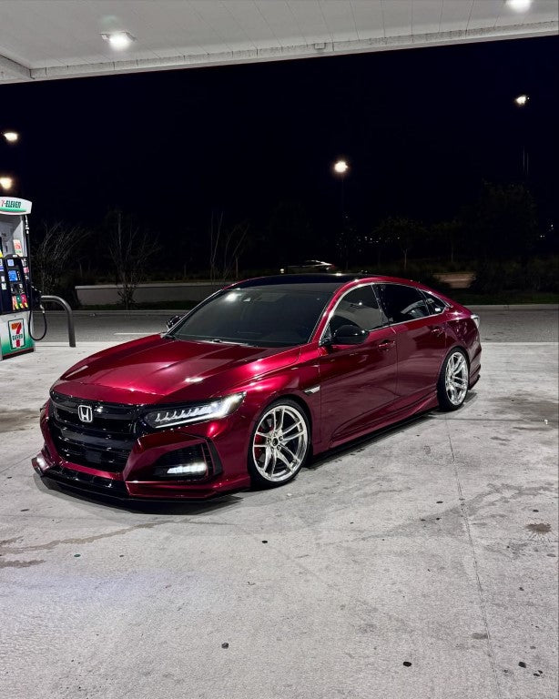 Honda Accord 10th Gen Pre-facelift 2018-2020 with Aftermarket Parts - Front Bumper PP from Yofer USA