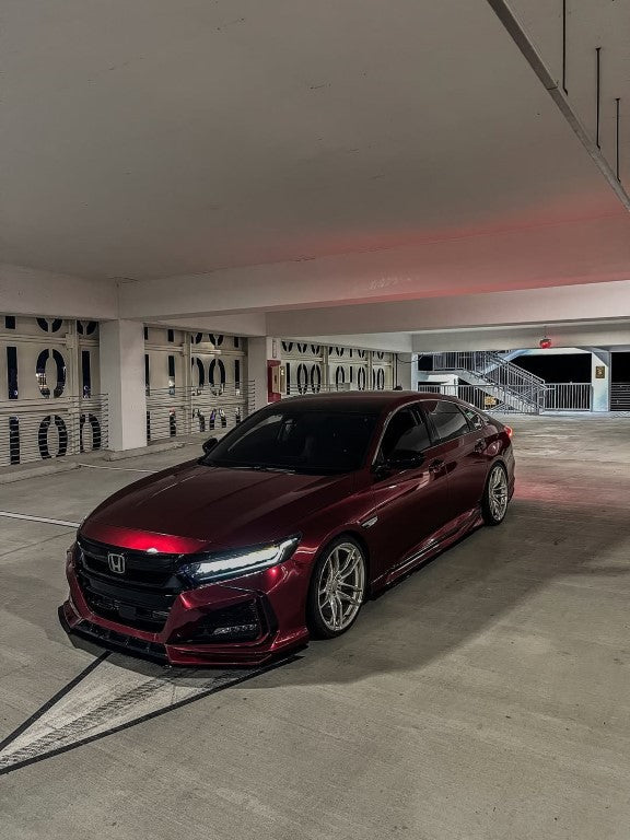 Honda Accord 10th Gen Pre-facelift 2018-2020 with Aftermarket Parts - Front Bumper PP from Yofer USA