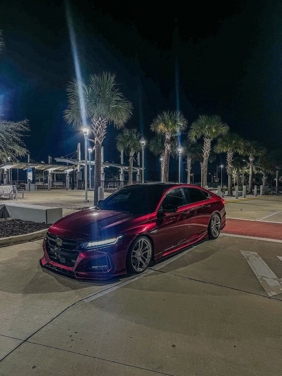 Honda Accord 10th Gen Pre-facelift 2018-2020 with Aftermarket Parts - Front Bumper PP from Yofer USA