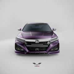Honda Accord 10th Gen Pre-facelift 2018-2020 with Aftermarket Parts - Front Lip PP from Yofer USA