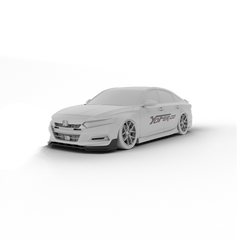 Honda Accord 10th Gen Pre-facelift 2018-2020 with Aftermarket Parts - Front Lip PP from Yofer USA