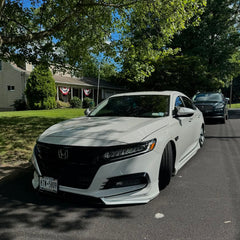 Honda Accord 10th Gen Pre-facelift 2018-2020 with Aftermarket Parts - Front Lip PP from Yofer USA