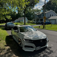 Honda Accord 10th Gen Pre-facelift 2018-2020 with Aftermarket Parts - Front Lip PP from Yofer USA
