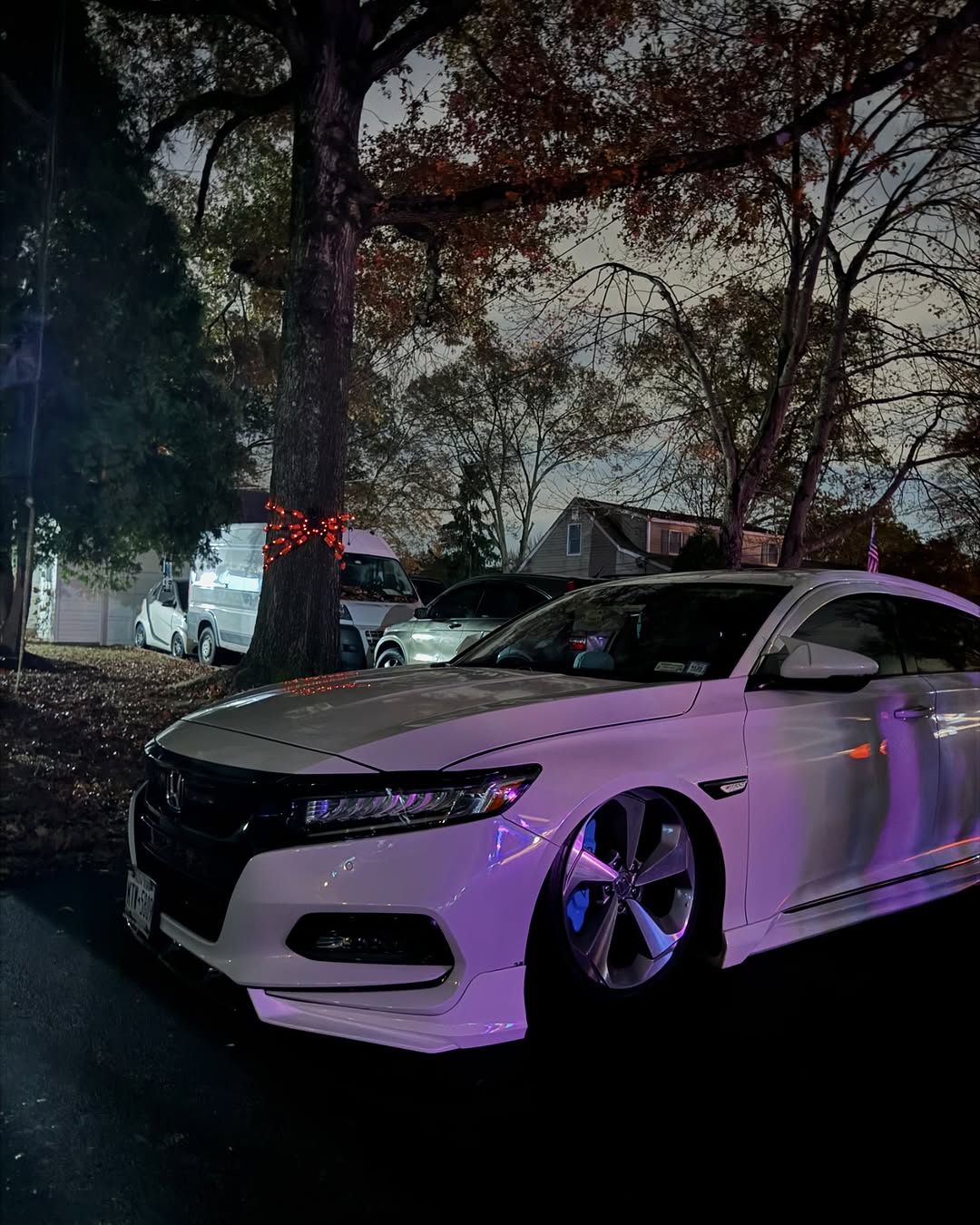 Honda Accord 10th Gen Pre-facelift 2018-2020 with Aftermarket Parts - Front Lip PP from Yofer USA