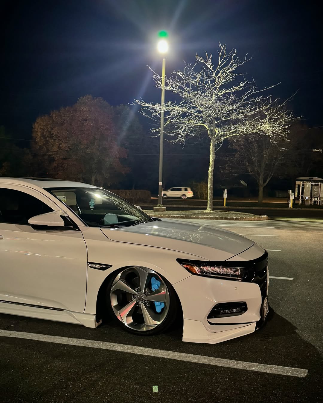 Honda Accord 10th Gen Pre-facelift 2018-2020 with Aftermarket Parts - Front Lip PP from Yofer USA
