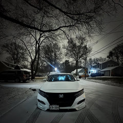 Honda Accord 10th Gen Pre-facelift 2018-2020 with Aftermarket Parts - Front Lip PP from Yofer USA