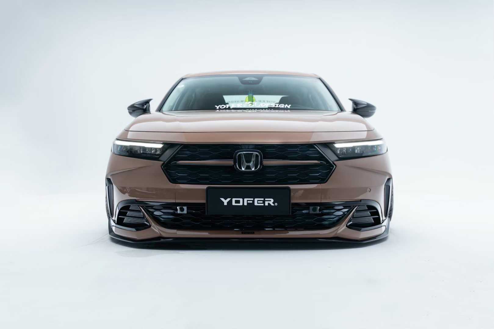 Honda Accord 11th Gen CY1 CY2 2023 2024 with Aftermarket Parts - Front Lip PP from Yofer USA