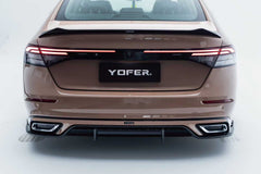 Honda Accord 11th Gen CY1 CY2 2023 2024 with Aftermarket Parts - Rear Lip Spoiler ABS from Yofer USA