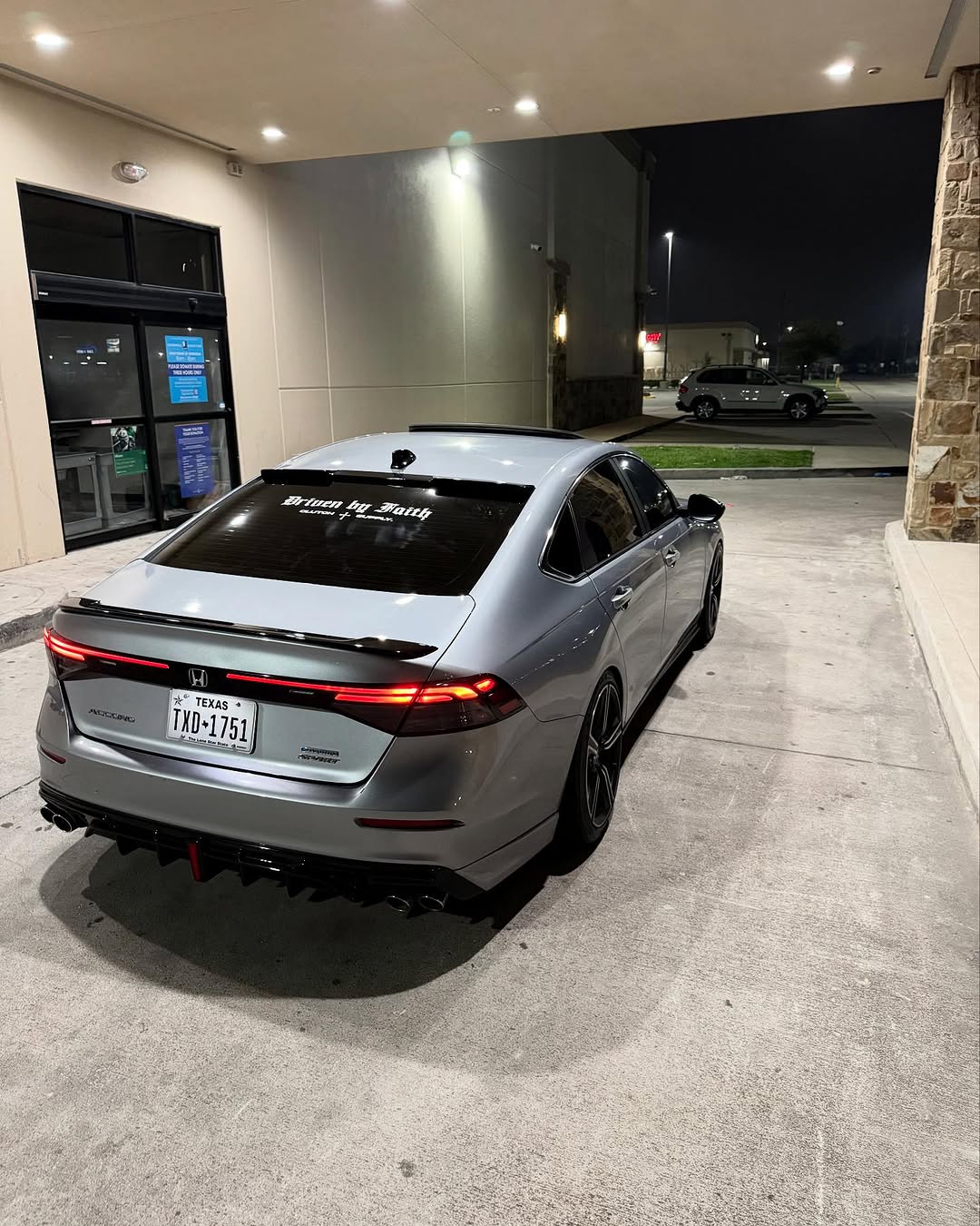 Honda Accord 11th Gen CY1 CY2 2023 2024 with Aftermarket Parts - Rear Lip Spoiler ABS from Yofer USA