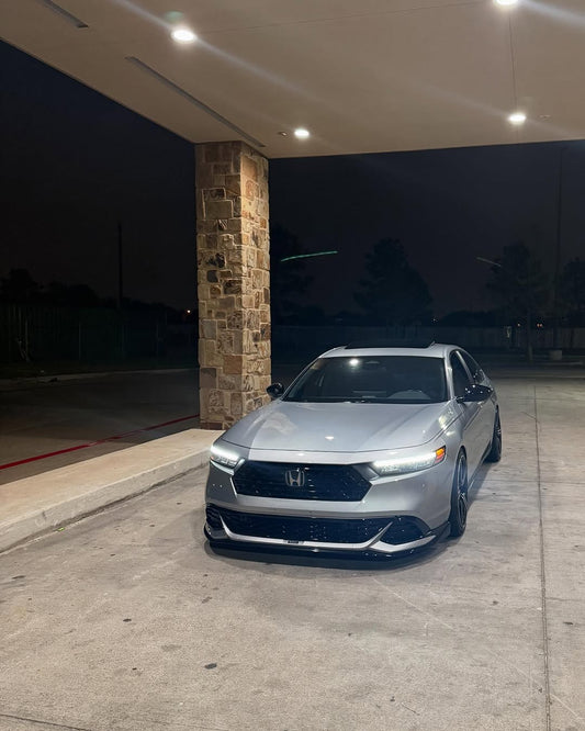 Honda Accord 11th Gen CY1 CY2 2023 2024 with Aftermarket Parts - Front Lip PP from Yofer USA