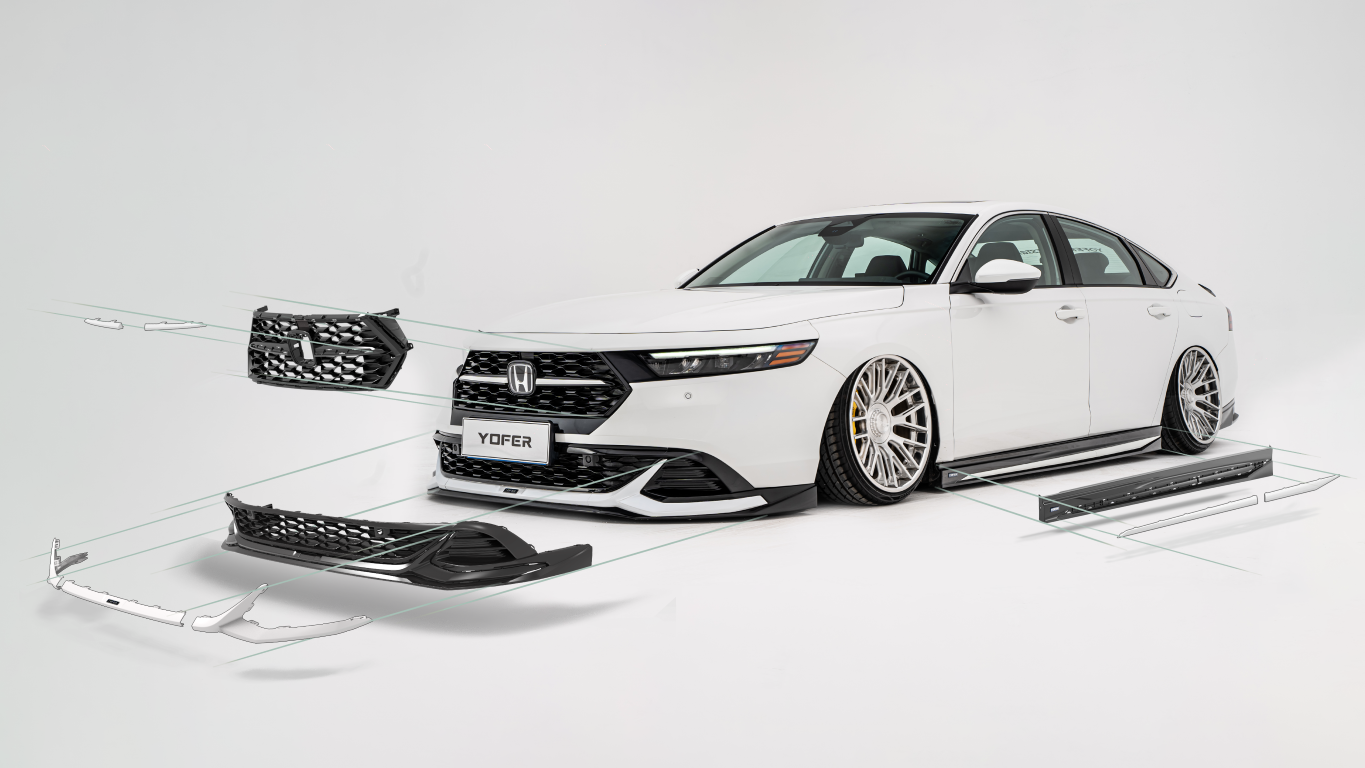 Honda Accord 11th Gen CY1 CY2 2023-ON with Aftermarket Parts - Full Body Kit PP Polypropylene & ABS from Yofer USA