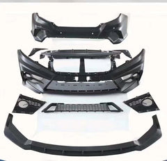Honda Civic 10th Gen FC1 FC2 FC5 FC6 2016 2017 2018 2019 2020 2021 Sedan with Aftermarket Parts - Package A PP Polypropylene & ABS from Yofer USA
