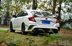 Honda Civic 10th Gen FC1 FC2 FC5 FC6 2016 2017 2018 2019 2020 2021 Sedan with Aftermarket Parts - Package A PP Polypropylene & ABS from Yofer USA