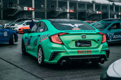 Honda Civic 10th Gen FC1 FC2 FC5 FC6 2016 2017 2018 2019 2020 2021 Sedan with Aftermarket Parts - Package A PP Polypropylene & ABS from Yofer USA