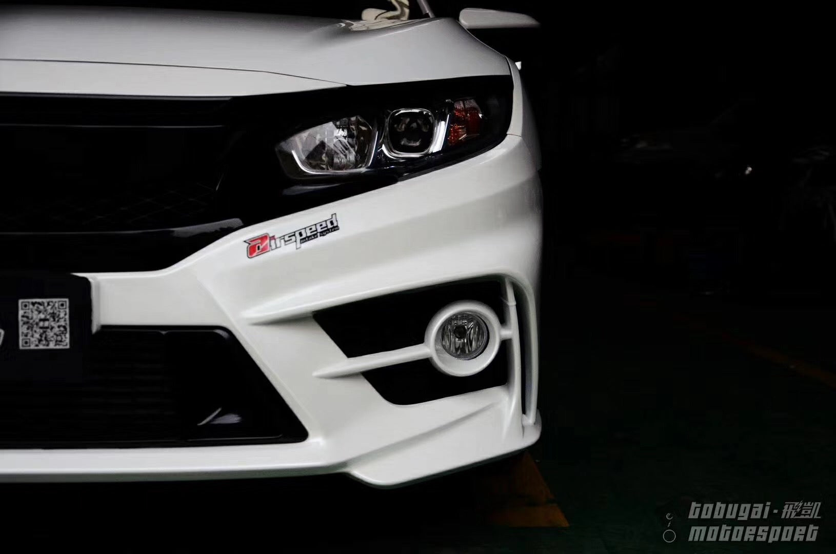 Honda Civic 10th Gen FC1 FC2 FC5 FC6 2016 2017 2018 2019 2020 2021 Sedan with Aftermarket Parts - Package A PP Polypropylene & ABS from Yofer USA